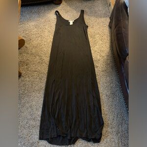 Jones New York Maxi Black Tank Top Dress